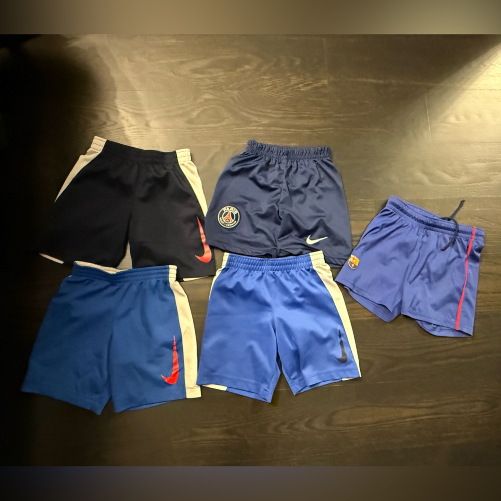 Nike Kids Navy and Blue Shorts Set